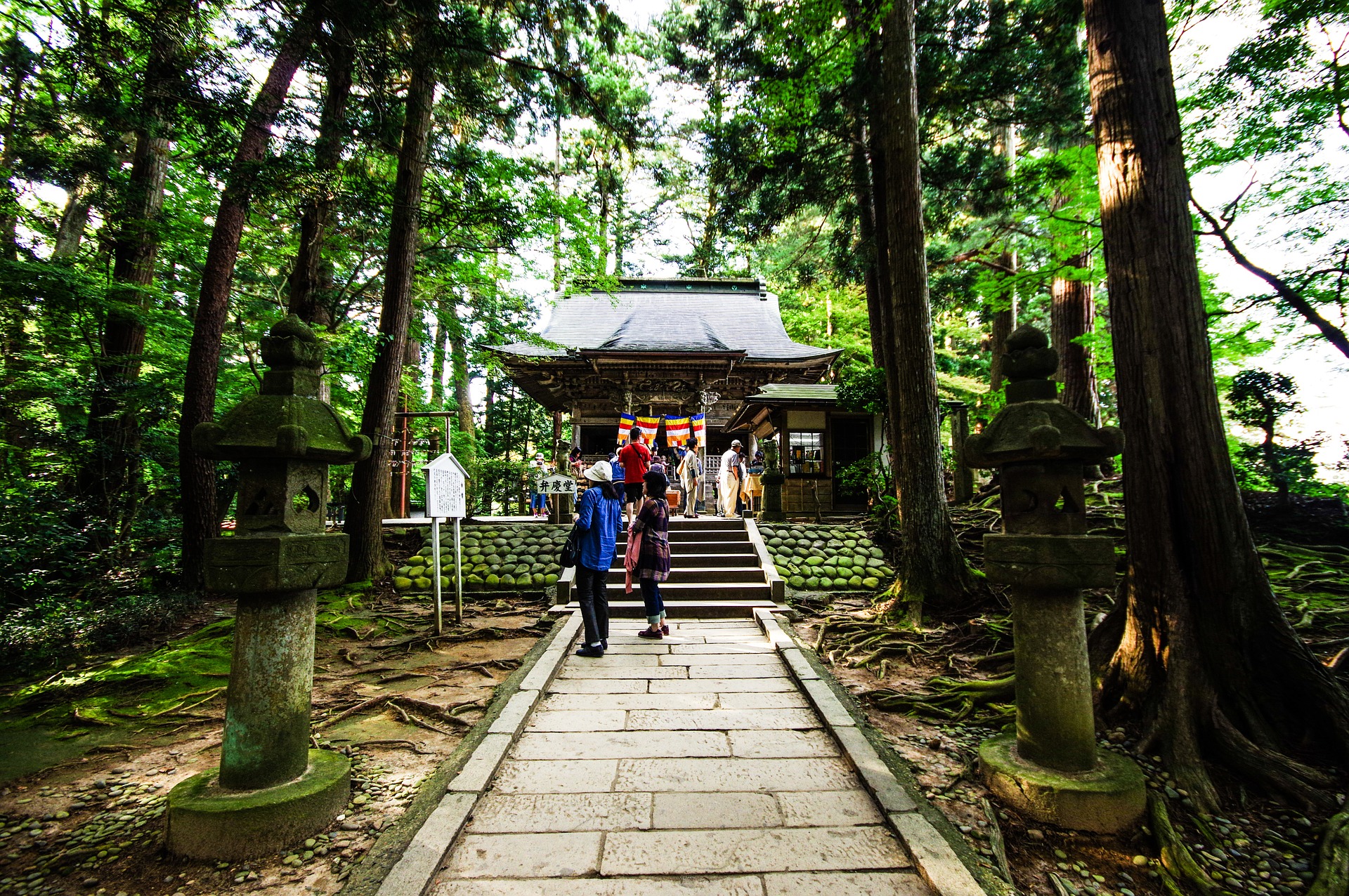 神社の風景